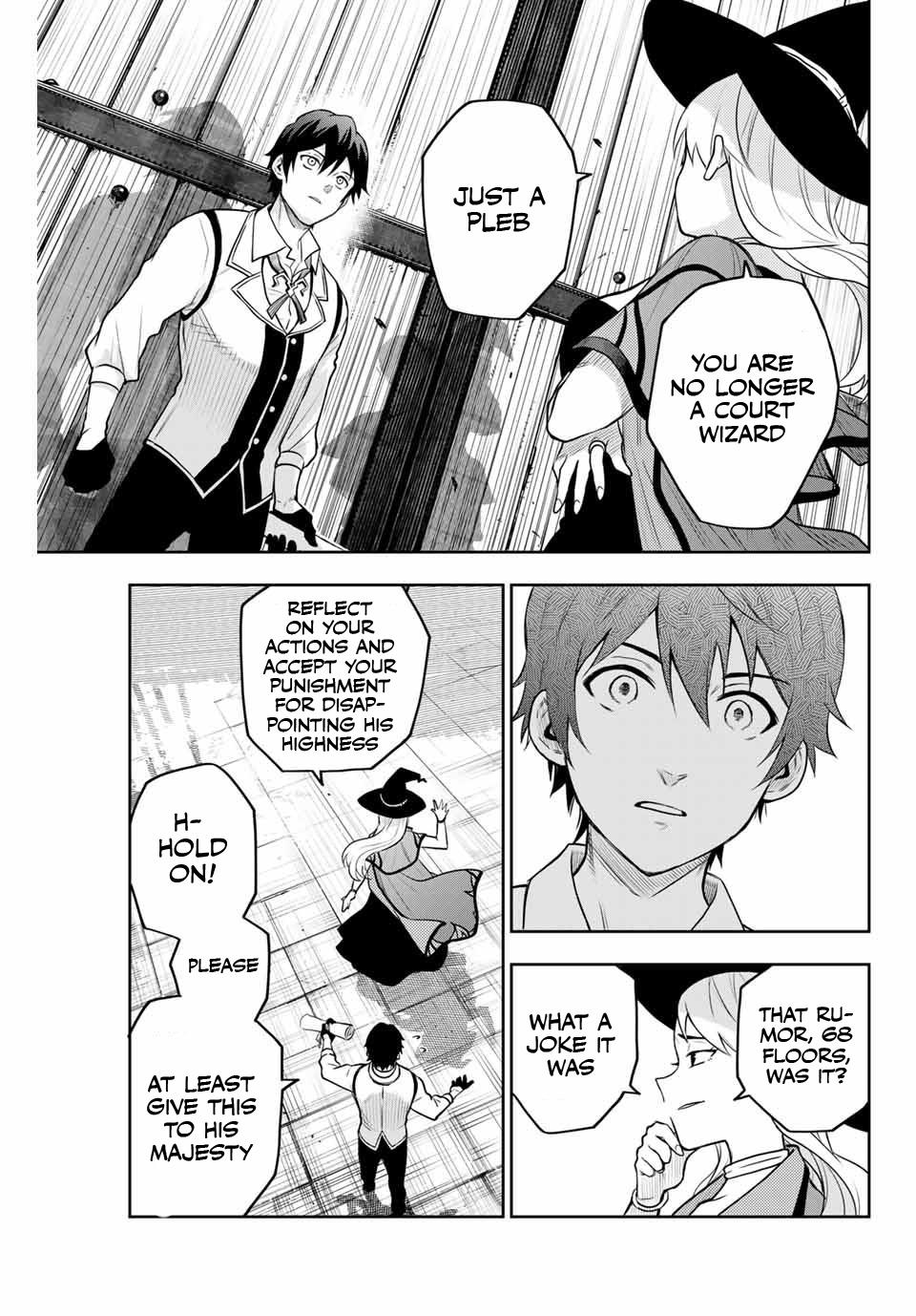 Mikata ga Yowasugite Hojo Mahou ni Tesshiteita Kyuutei Mahoushi, Tsuihou sarete Saikyou wo Mezashimasu Chap 1 - Next Chap 2