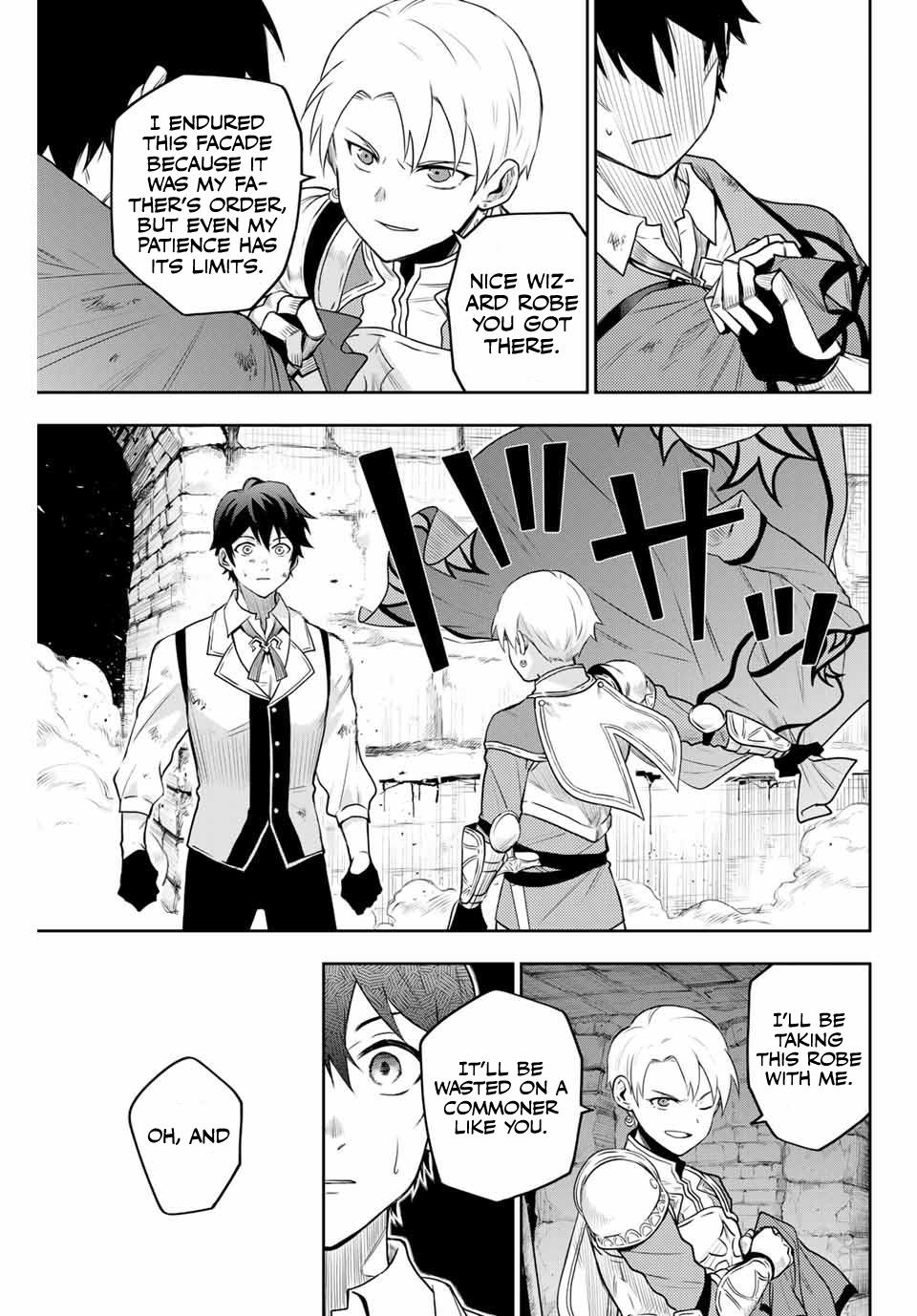 Mikata ga Yowasugite Hojo Mahou ni Tesshiteita Kyuutei Mahoushi, Tsuihou sarete Saikyou wo Mezashimasu Chap 1 - Next Chap 2