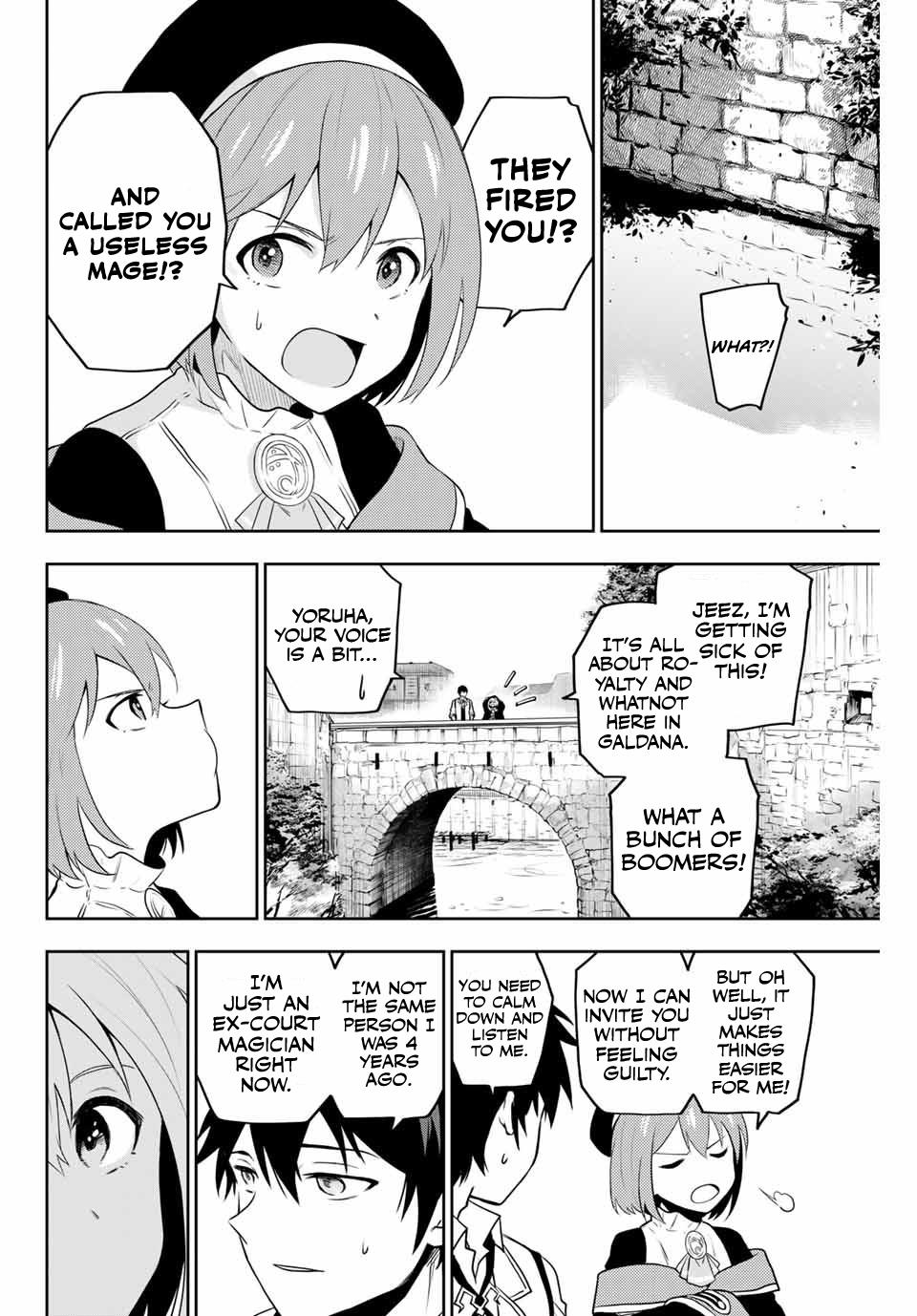 Mikata ga Yowa Sugite Hojo Mahou ni Toushite ita Kyuutei Mahou shi, Tsuihou Sarete Saikyou wo Mezasu Chap 1 - Next Chap 2