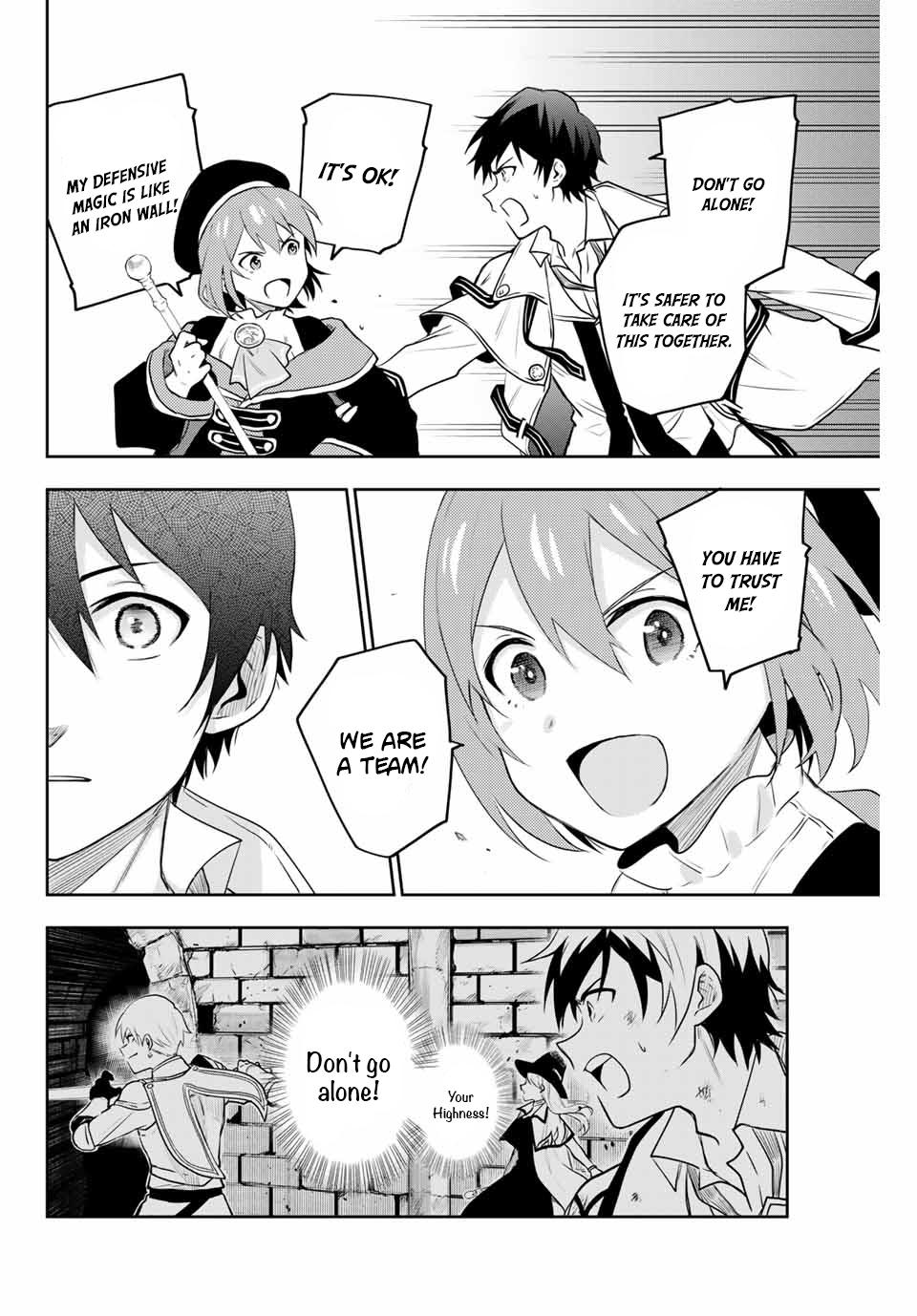 Mikata ga Yowasugite Hojo Mahou ni Tesshiteita Kyuutei Mahoushi, Tsuihou sarete Saikyou wo Mezashimasu Chap 2 - Next Chap 3