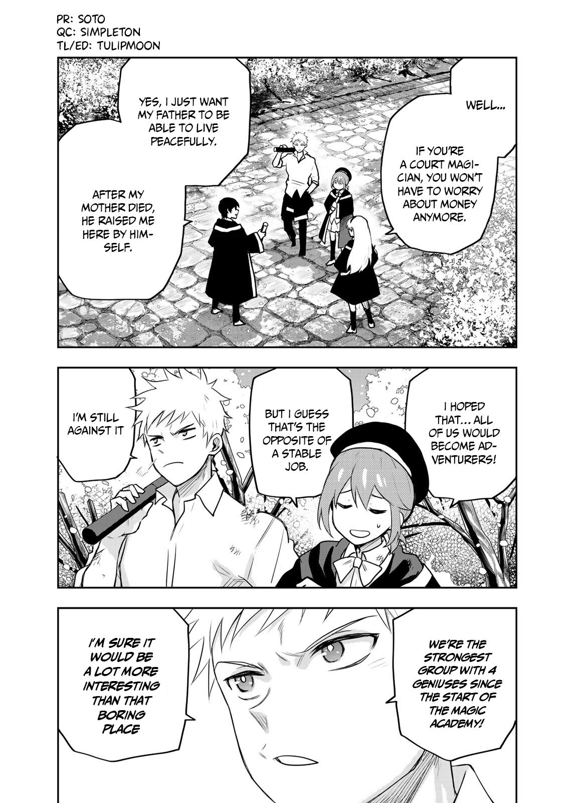 Mikata ga Yowa Sugite Hojo Mahou ni Toushite ita Kyuutei Mahou shi, Tsuihou Sarete Saikyou wo Mezasu Chap 15.5 - Next Chap 16.5