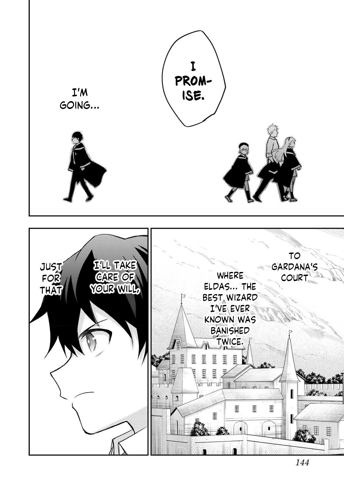 Mikata ga Yowasugite Hojo Mahou ni Tesshiteita Kyuutei Mahoushi, Tsuihou sarete Saikyou wo Mezashimasu Chap 15.5 - Next Chap 16.5
