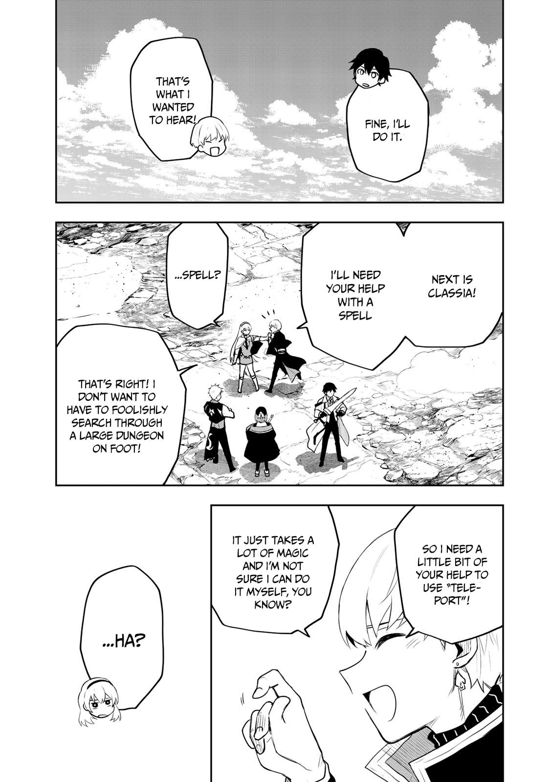 Mikata ga Yowa Sugite Hojo Mahou ni Toushite ita Kyuutei Mahou shi, Tsuihou Sarete Saikyou wo Mezasu Chap 12 - Next Chap 13