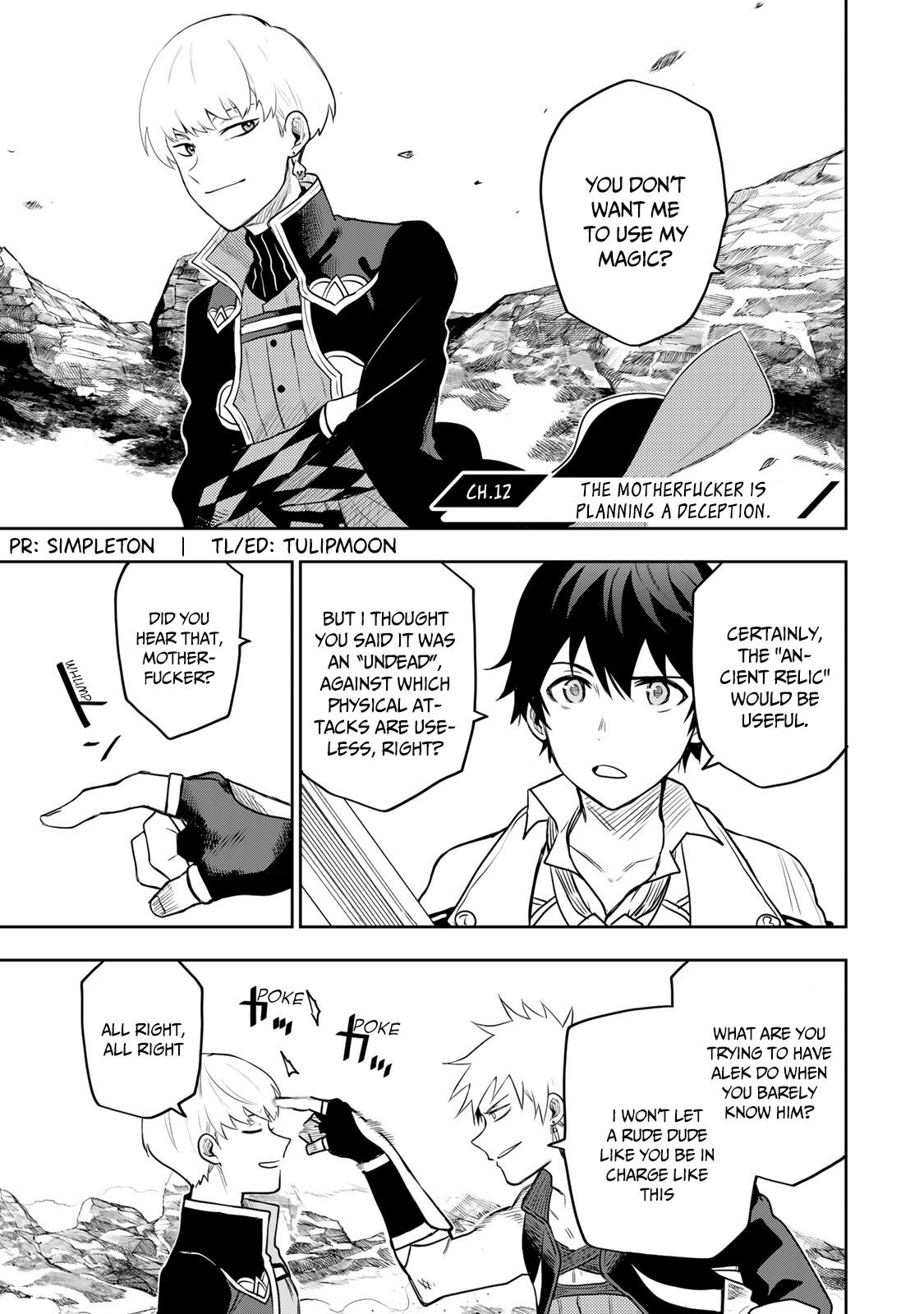 Mikata ga Yowa Sugite Hojo Mahou ni Toushite ita Kyuutei Mahou shi, Tsuihou Sarete Saikyou wo Mezasu Chap 12 - Next Chap 13