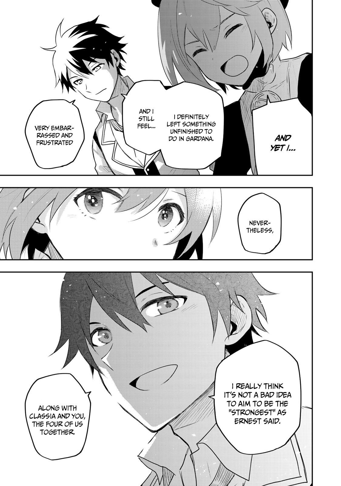 Mikata ga Yowa Sugite Hojo Mahou ni Toushite ita Kyuutei Mahou shi, Tsuihou Sarete Saikyou wo Mezasu Chap 21 - Next Chap 22