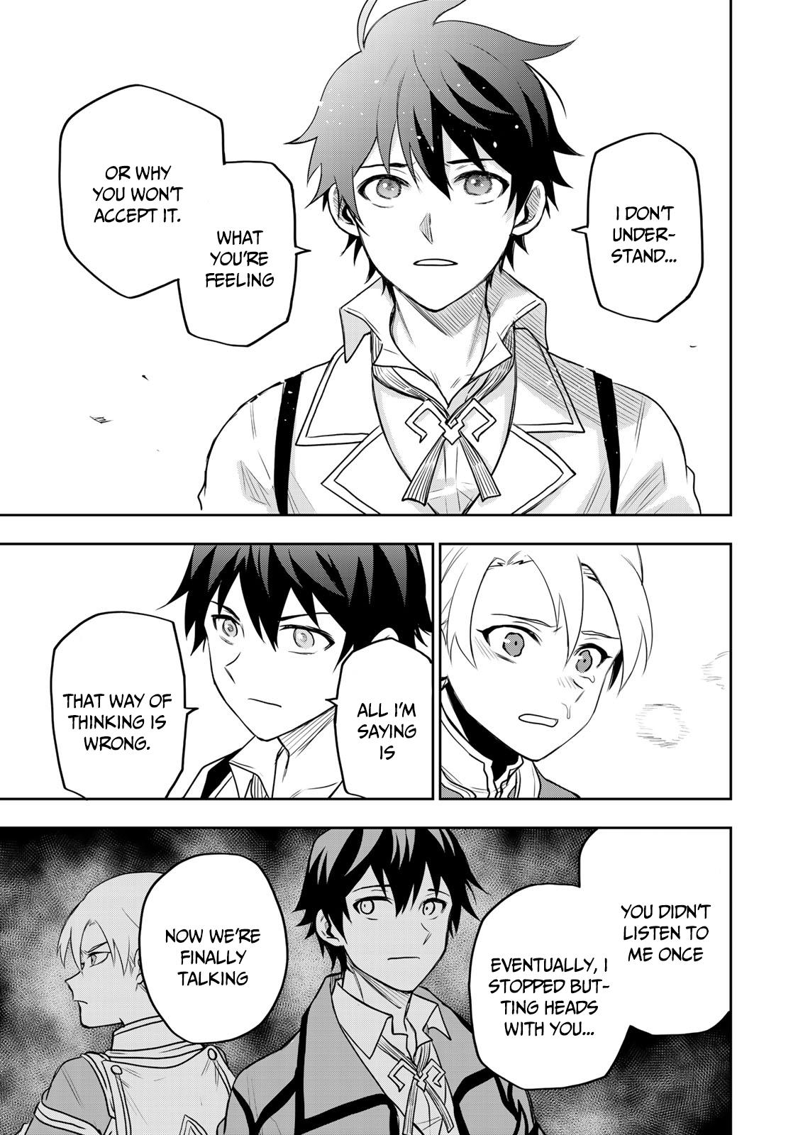 Mikata ga Yowasugite Hojo Mahou ni Tesshiteita Kyuutei Mahoushi, Tsuihou sarete Saikyou wo Mezashimasu Chap 22 - Next Chap 23
