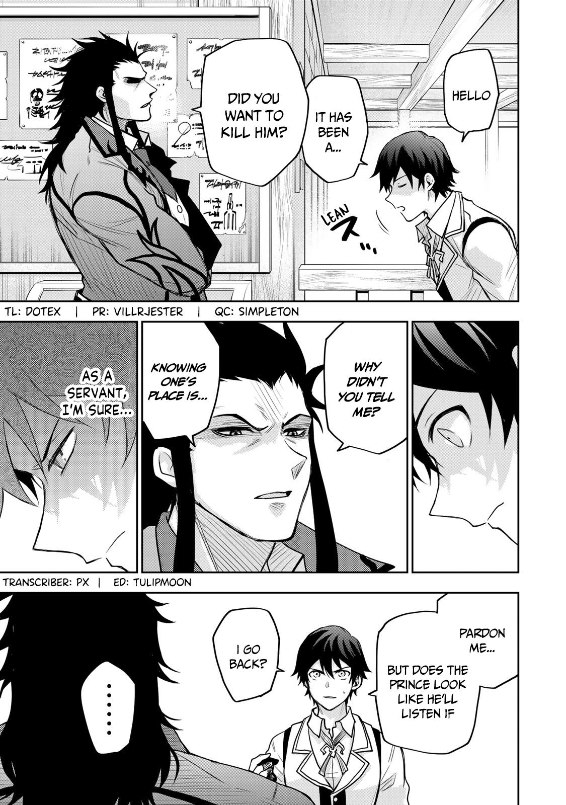 Mikata ga Yowasugite Hojo Mahou ni Tesshiteita Kyuutei Mahoushi, Tsuihou sarete Saikyou wo Mezashimasu Chap 22 - Next Chap 23