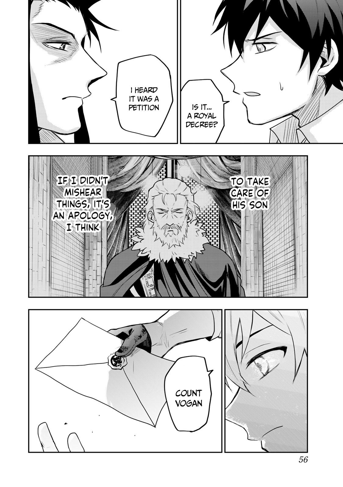 Mikata ga Yowasugite Hojo Mahou ni Tesshiteita Kyuutei Mahoushi, Tsuihou sarete Saikyou wo Mezashimasu Chap 22 - Next Chap 23
