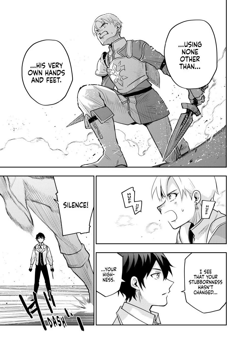 Mikata ga Yowasugite Hojo Mahou ni Tesshiteita Kyuutei Mahoushi, Tsuihou sarete Saikyou wo Mezashimasu Chap 23 - Next Chap 24