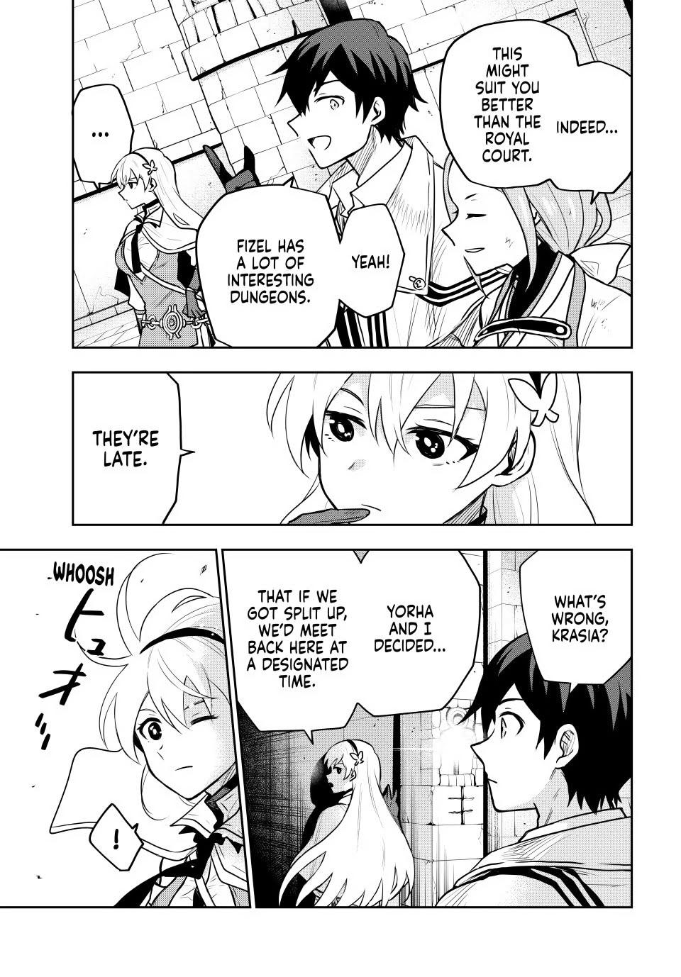 Mikata ga Yowasugite Hojo Mahou ni Tesshiteita Kyuutei Mahoushi, Tsuihou sarete Saikyou wo Mezashimasu Chap 34 - Next Chap 35