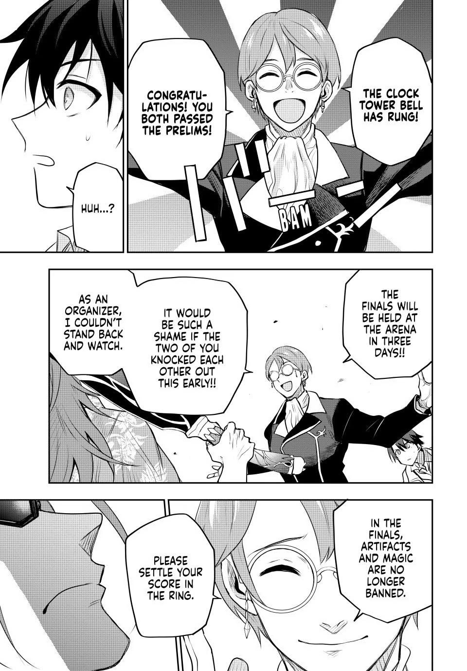 Mikata ga Yowasugite Hojo Mahou ni Tesshiteita Kyuutei Mahoushi, Tsuihou sarete Saikyou wo Mezashimasu Chap 56 - Next Chap 57