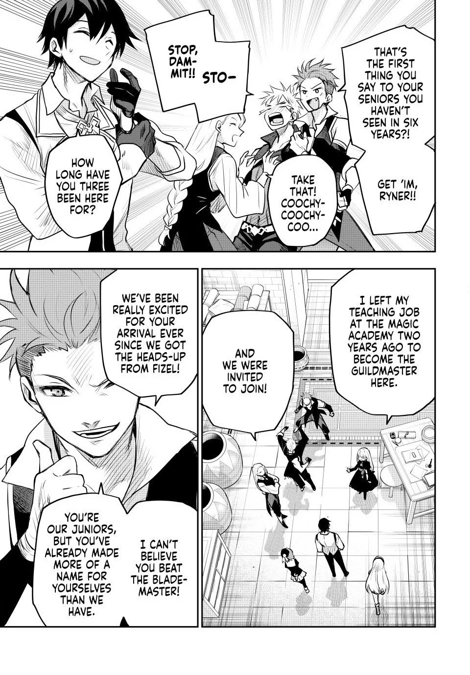 Mikata ga Yowa Sugite Hojo Mahou ni Toushite ita Kyuutei Mahou shi, Tsuihou Sarete Saikyou wo Mezasu Chap 53 - Next Chap 54