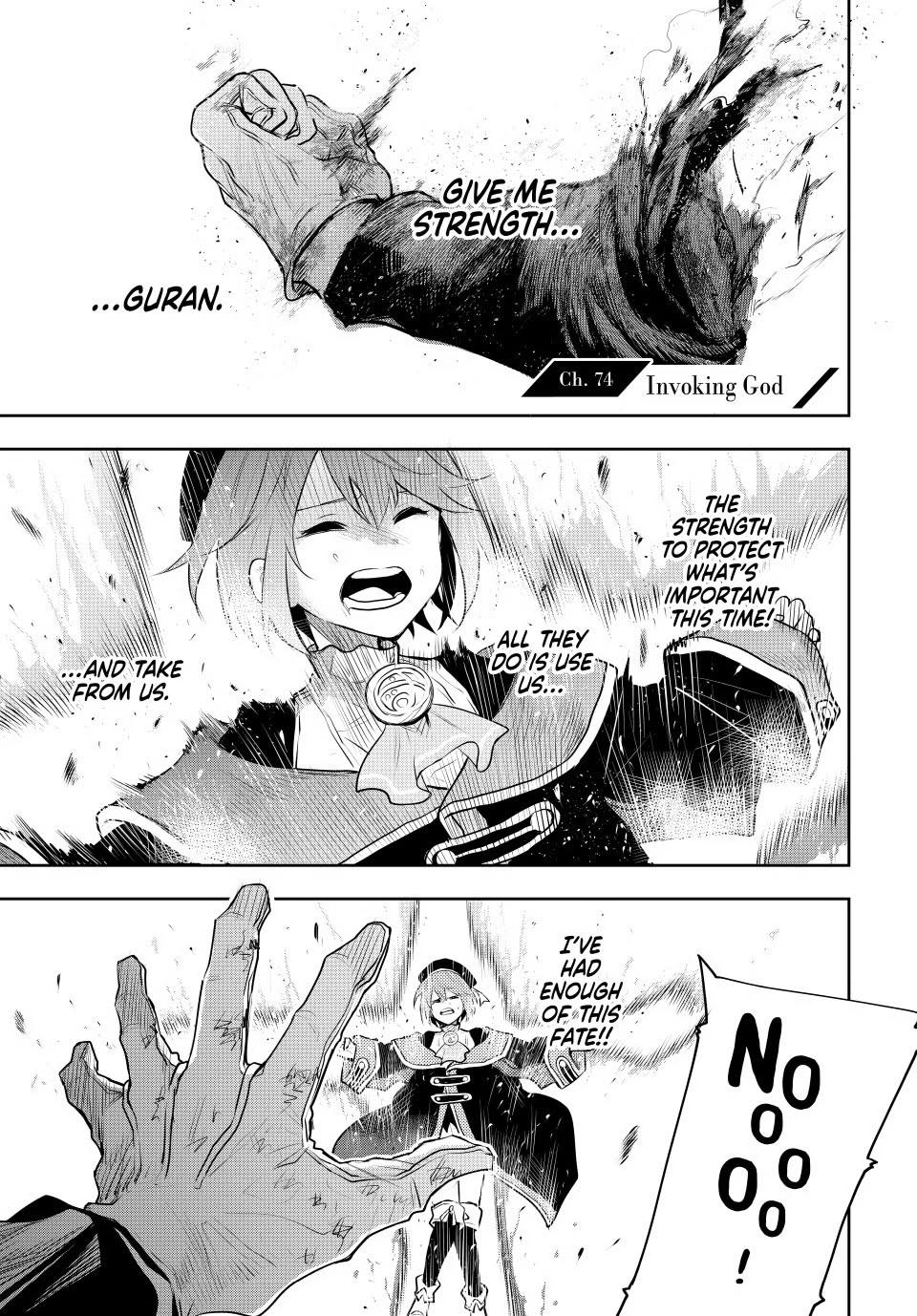 Mikata ga Yowasugite Hojo Mahou ni Tesshiteita Kyuutei Mahoushi, Tsuihou sarete Saikyou wo Mezashimasu Chap 74 - Next Chap 75