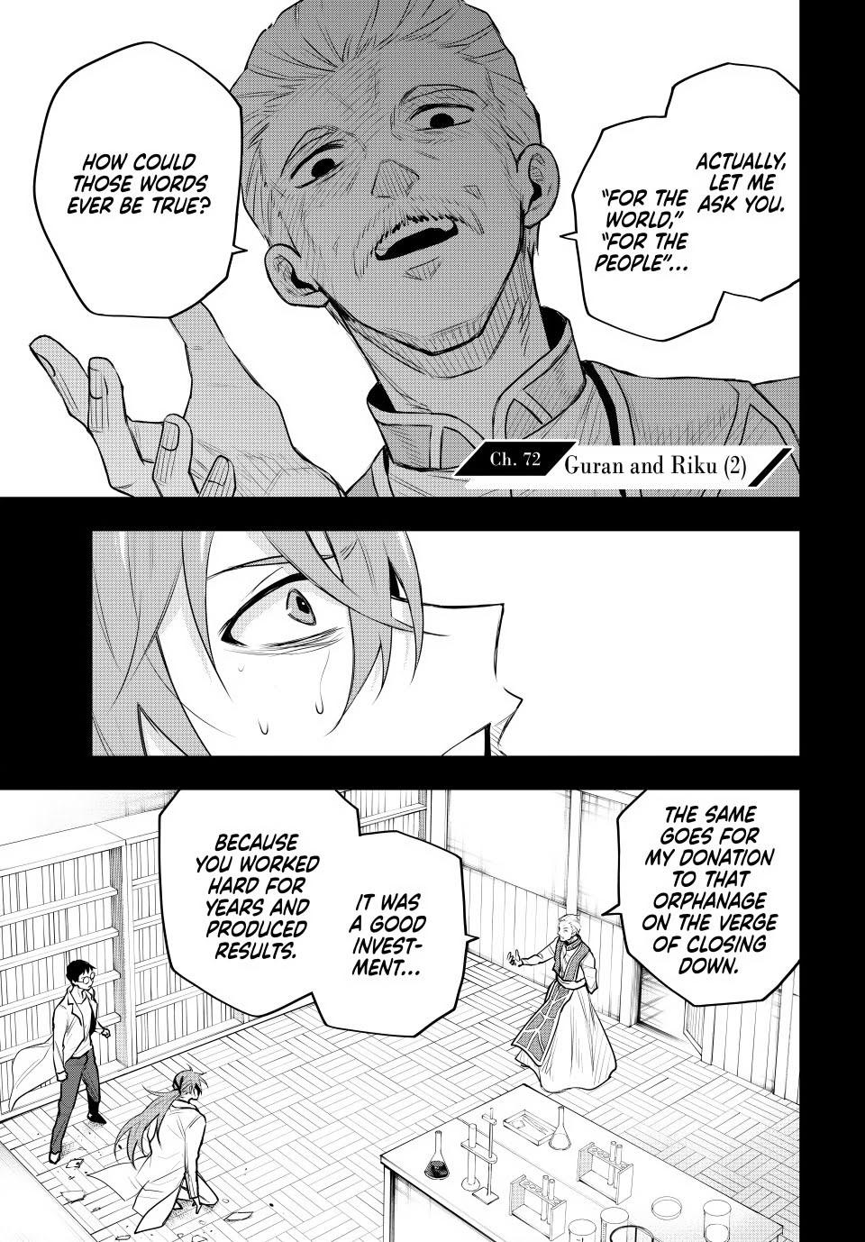 Mikata ga Yowasugite Hojo Mahou ni Tesshiteita Kyuutei Mahoushi, Tsuihou sarete Saikyou wo Mezashimasu Chap 72 - Next Chap 73