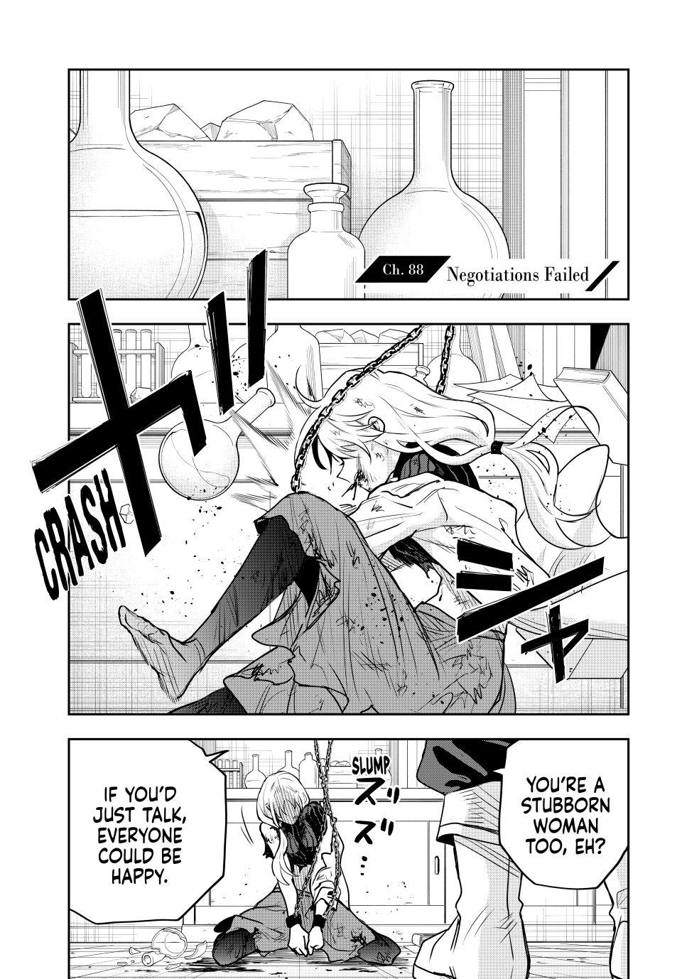 Mikata ga Yowasugite Hojo Mahou ni Tesshiteita Kyuutei Mahoushi, Tsuihou sarete Saikyou wo Mezashimasu Chap 88 - Next Chap 89