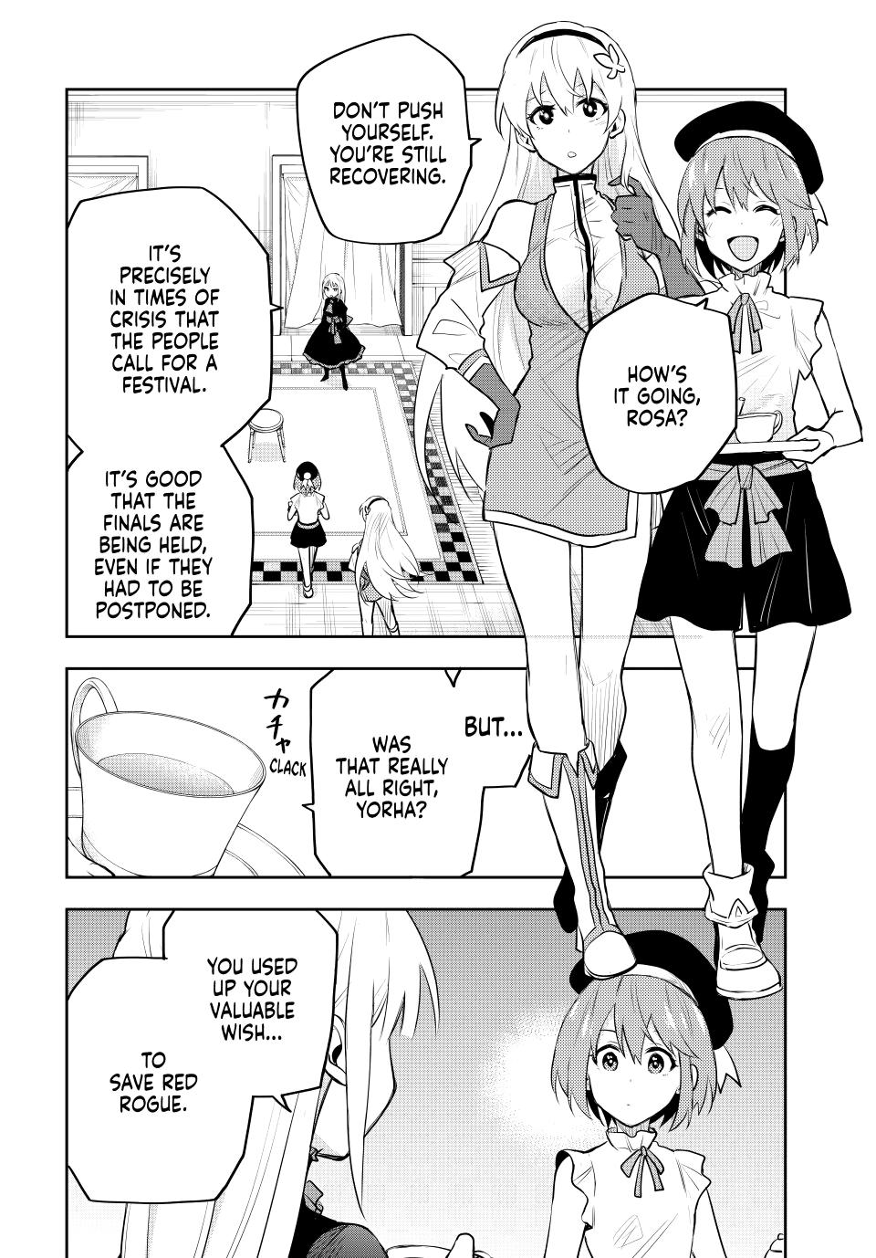 Mikata ga Yowasugite Hojo Mahou ni Tesshiteita Kyuutei Mahoushi, Tsuihou sarete Saikyou wo Mezashimasu Chap 80 - Next Chap 81