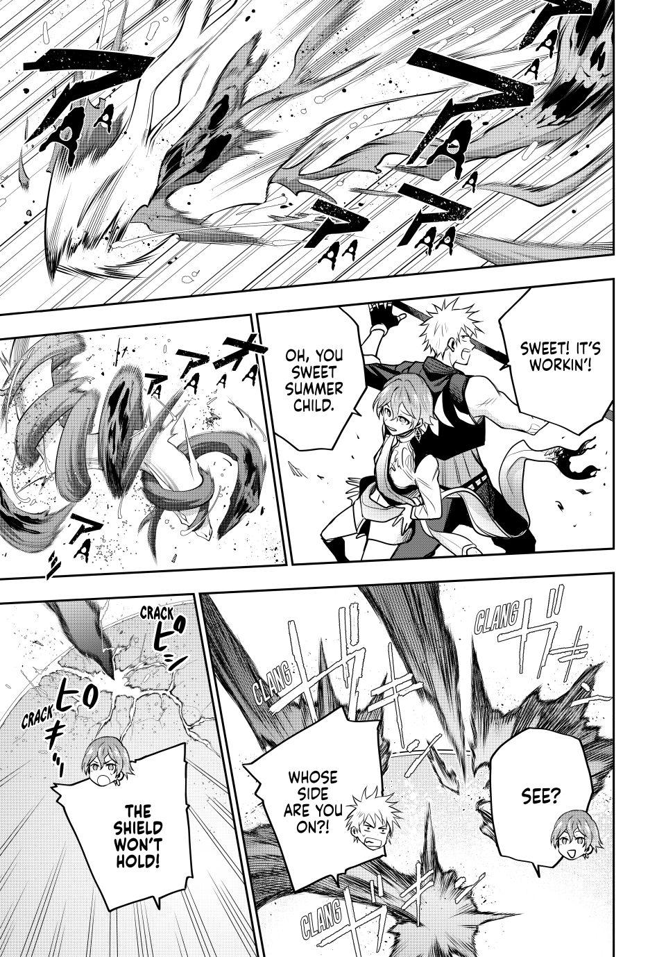 Mikata ga Yowa Sugite Hojo Mahou ni Toushite ita Kyuutei Mahou shi, Tsuihou Sarete Saikyou wo Mezasu Chap 94 - Next Chap 95