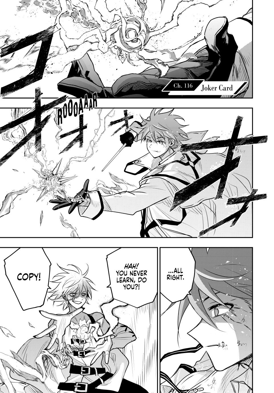 Mikata ga Yowa Sugite Hojo Mahou ni Toushite ita Kyuutei Mahou shi, Tsuihou Sarete Saikyou wo Mezasu Chap 116 - Next Chap 117