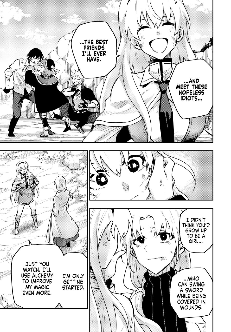 Mikata ga Yowasugite Hojo Mahou ni Tesshiteita Kyuutei Mahoushi, Tsuihou sarete Saikyou wo Mezashimasu Chap 119 - Next Chap 120