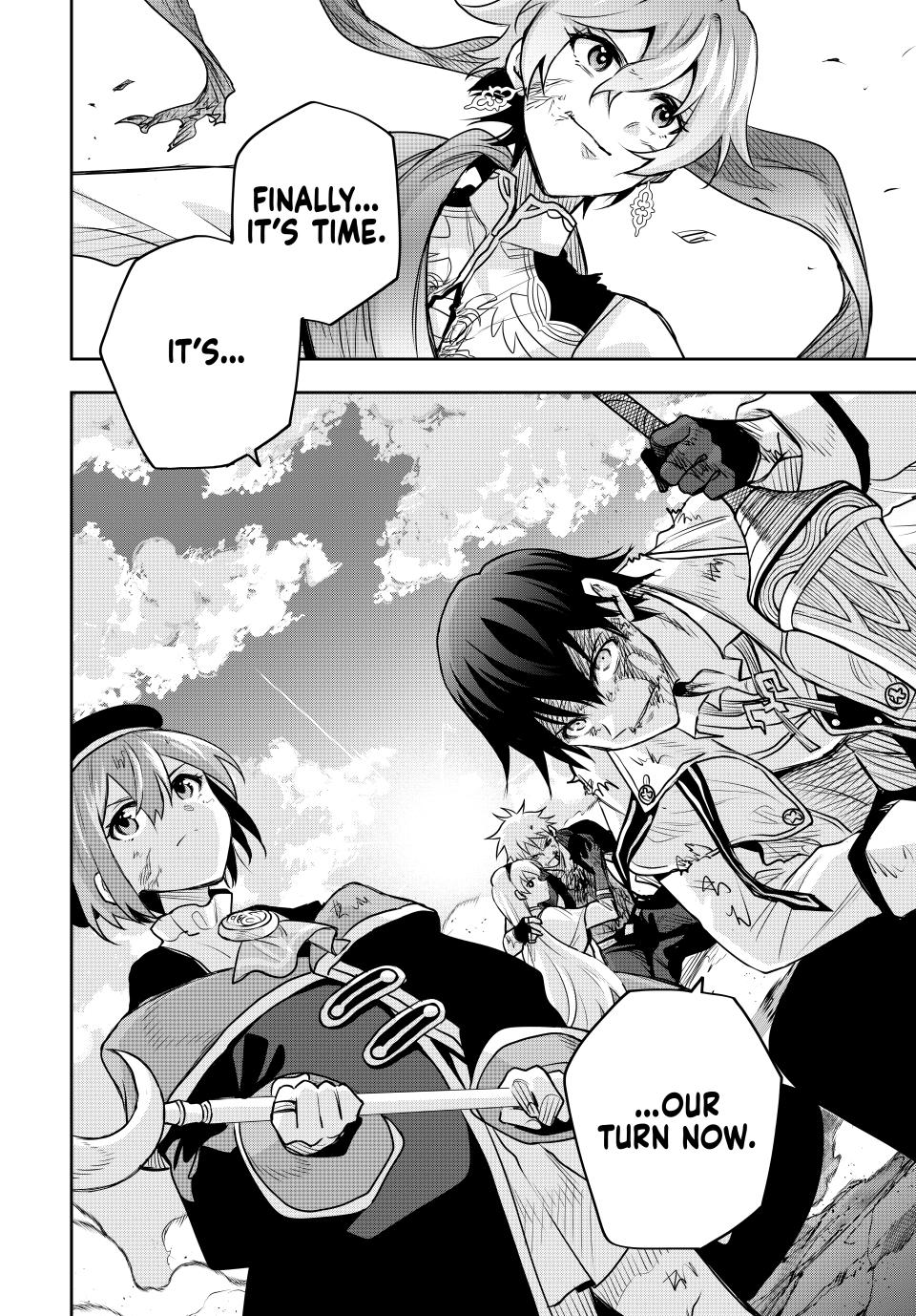 Mikata ga Yowa Sugite Hojo Mahou ni Toushite ita Kyuutei Mahou shi, Tsuihou Sarete Saikyou wo Mezasu Chap 112 - Next Chap 113