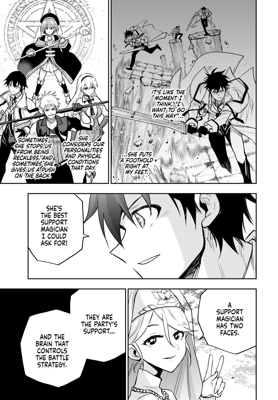 Mikata ga Yowa Sugite Hojo Mahou ni Toushite ita Kyuutei Mahou shi, Tsuihou Sarete Saikyou wo Mezasu Chap 125 - Next Chap 126