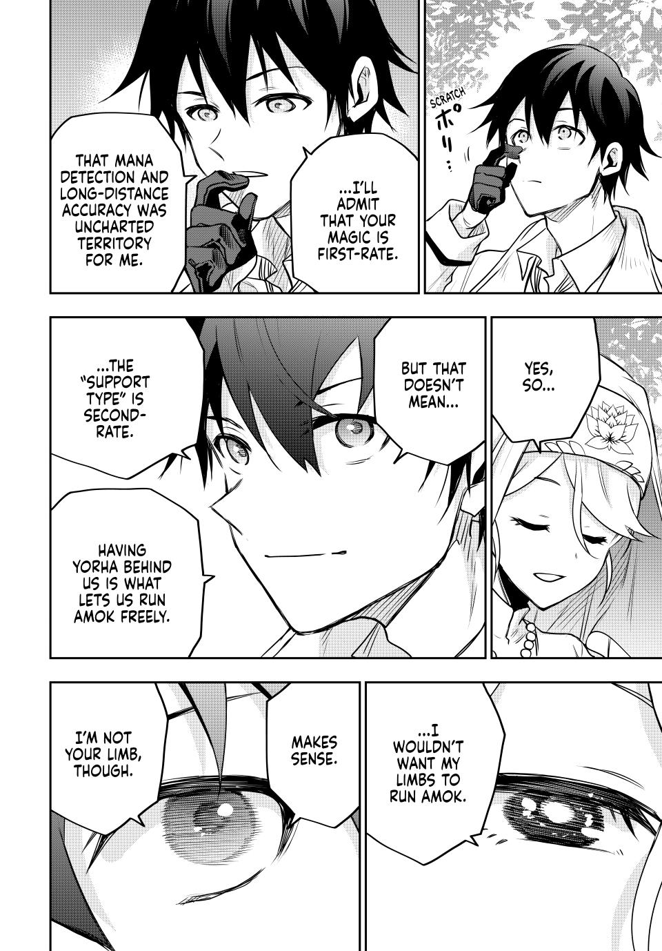 Mikata ga Yowa Sugite Hojo Mahou ni Toushite ita Kyuutei Mahou shi, Tsuihou Sarete Saikyou wo Mezasu Chap 125 - Next Chap 126