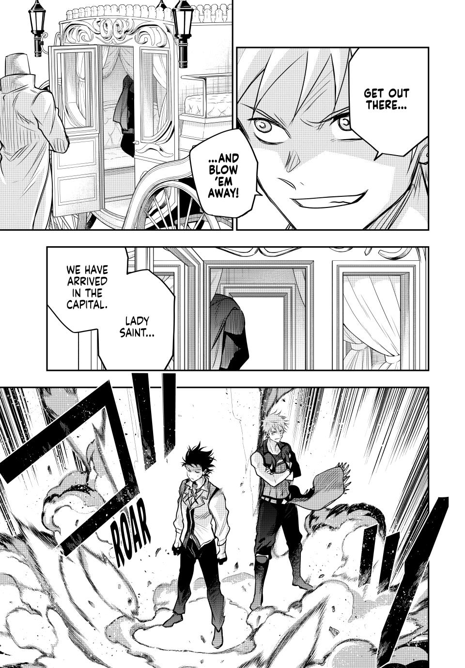 Mikata ga Yowa Sugite Hojo Mahou ni Toushite ita Kyuutei Mahou shi, Tsuihou Sarete Saikyou wo Mezasu Chap 121 - Next Chap 122