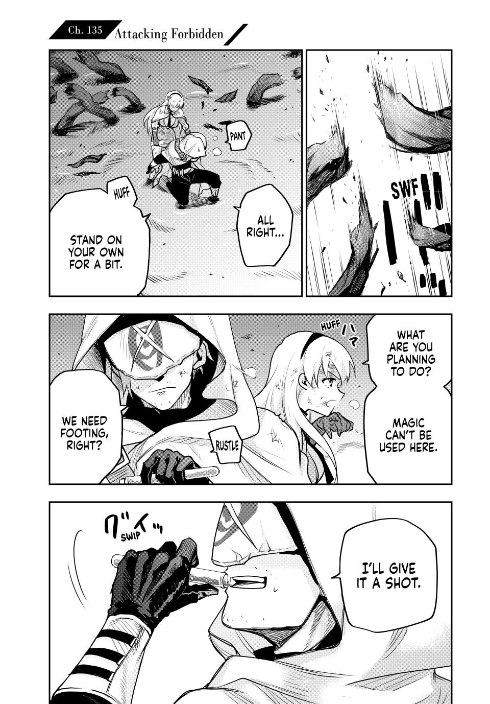 Mikata ga Yowa Sugite Hojo Mahou ni Toushite ita Kyuutei Mahou shi, Tsuihou Sarete Saikyou wo Mezasu Chap 135 - Next Chap 136