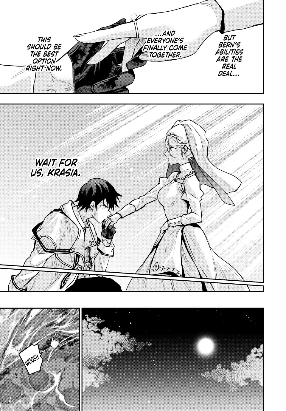 Mikata ga Yowa Sugite Hojo Mahou ni Toushite ita Kyuutei Mahou shi, Tsuihou Sarete Saikyou wo Mezasu Chap 131 - Next Chap 132