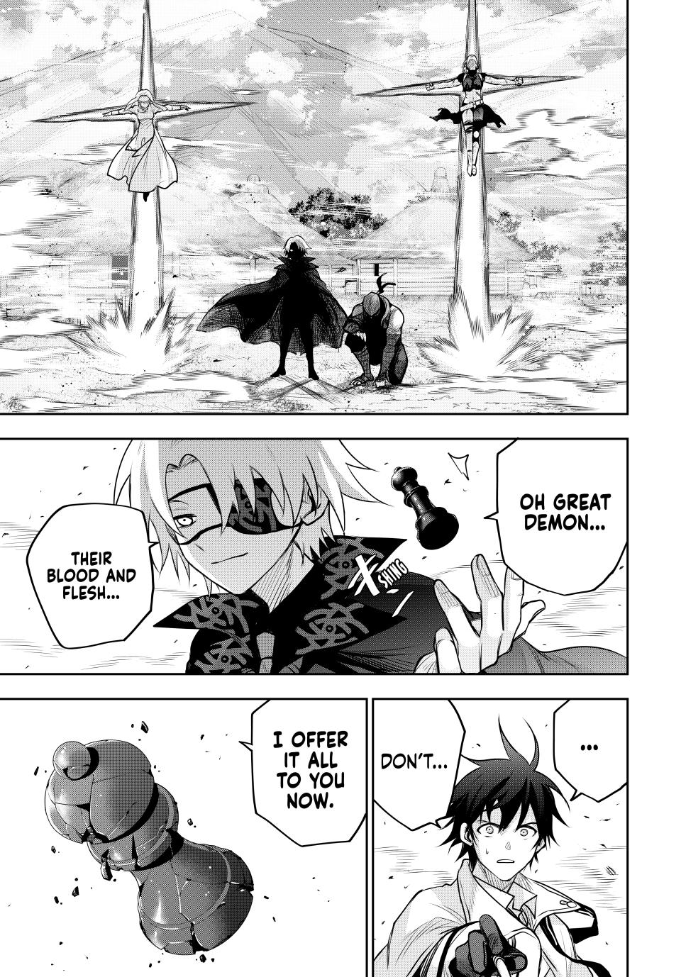 Mikata ga Yowa Sugite Hojo Mahou ni Toushite ita Kyuutei Mahou shi, Tsuihou Sarete Saikyou wo Mezasu Chap 147 - Next Chap 148