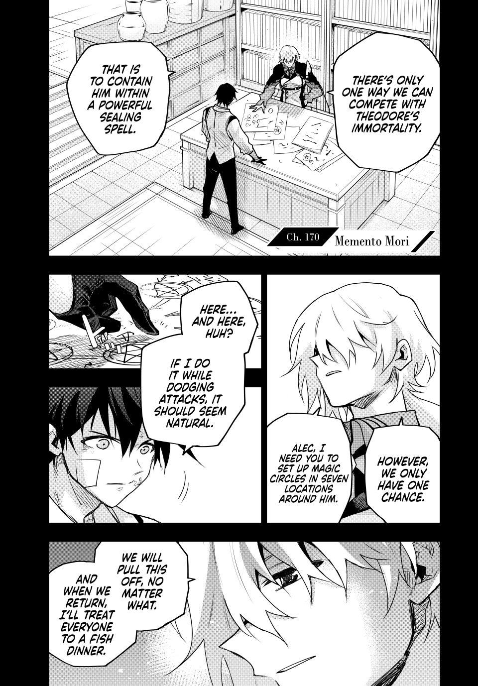Mikata ga Yowasugite Hojo Mahou ni Tesshiteita Kyuutei Mahoushi, Tsuihou sarete Saikyou wo Mezashimasu Chap 170 - Next Chap 171