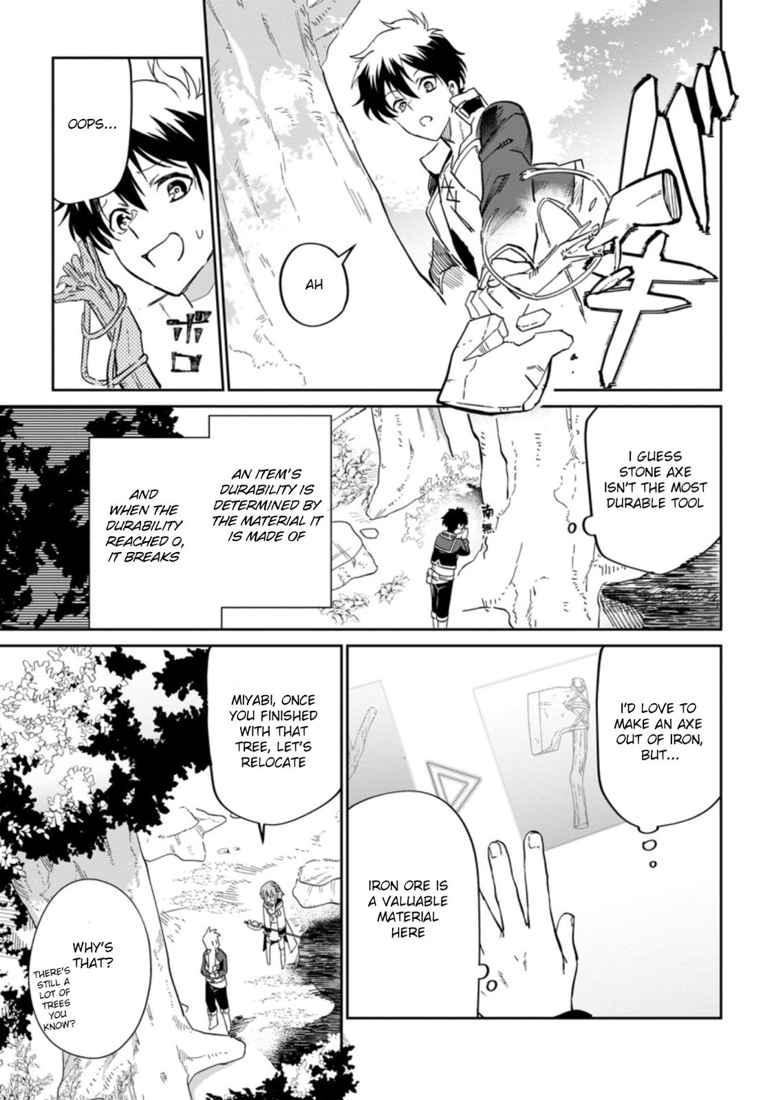 Isekai Craft-gurashi: Jiyuu Kimama na Seisanshoku no Honobono Slow Life Chap 7.1 - Next Chap 8.1