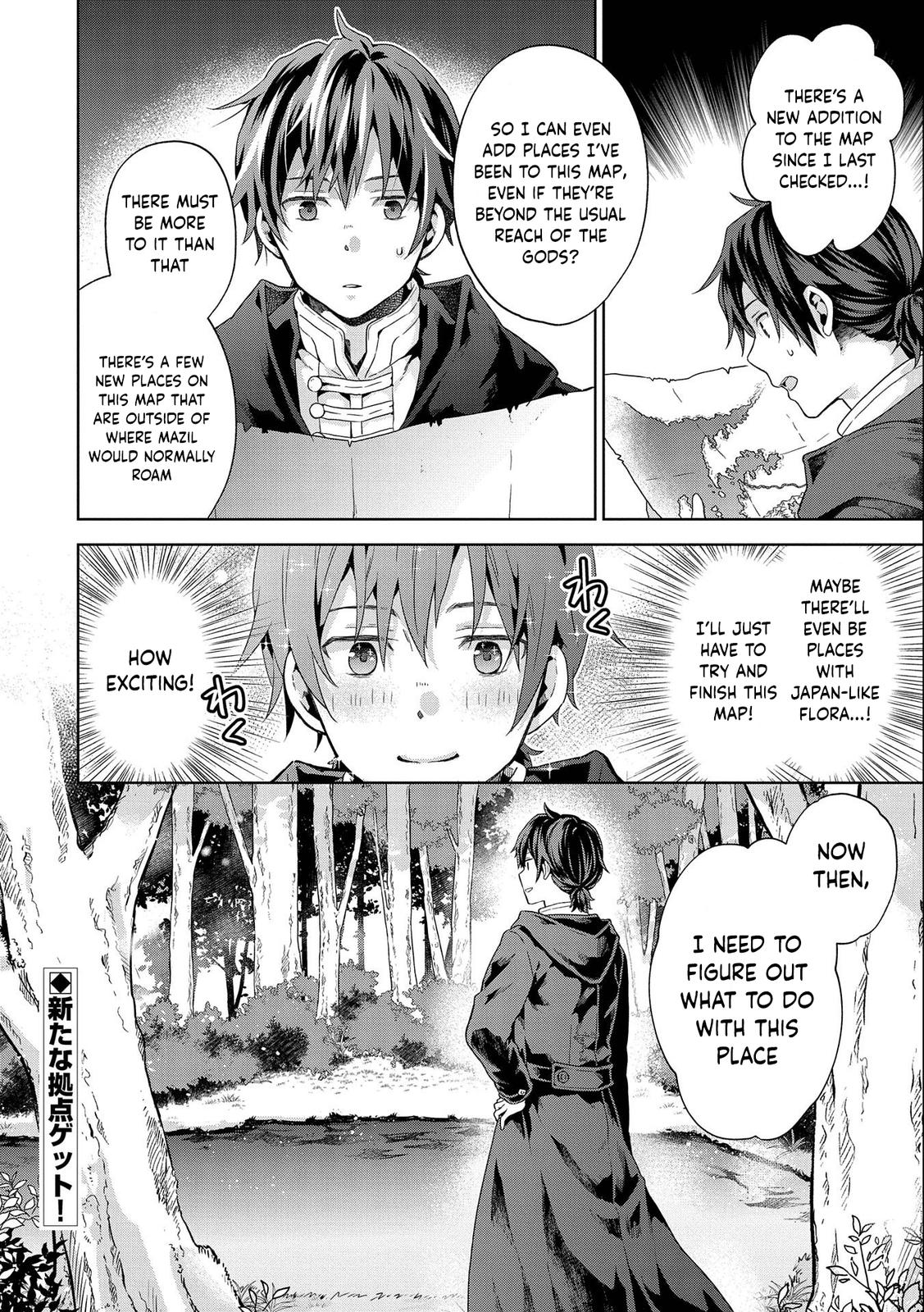 Isekai ni Teni shitara Yama no Naka datta. Handou de Tsuyosa yori mo Kaitekisa wo Erabimashita. Chap 14 - Next Chap 15
