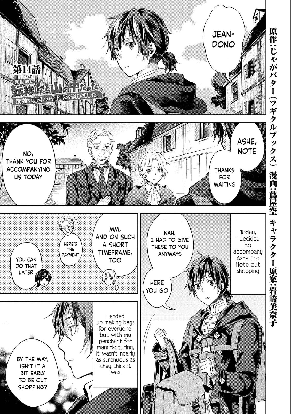 Isekai ni Teni shitara Yama no Naka datta. Handou de Tsuyosa yori mo Kaitekisa wo Erabimashita. Chap 14 - Next Chap 15