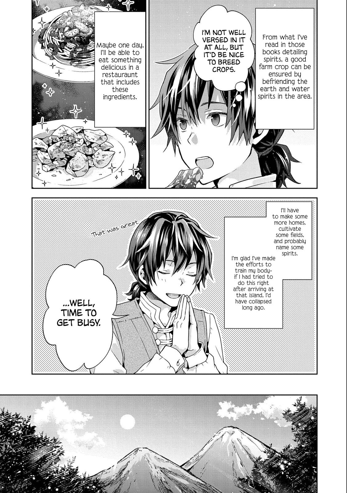 Isekai ni Teni shitara Yama no Naka datta. Handou de Tsuyosa yori mo Kaitekisa wo Erabimashita. Chap 16 - Next Chap 17