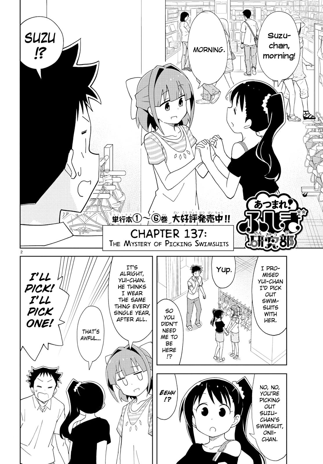 Atsumare! Fushigi Kenkyuubu Chap 137 - Next Chap 138