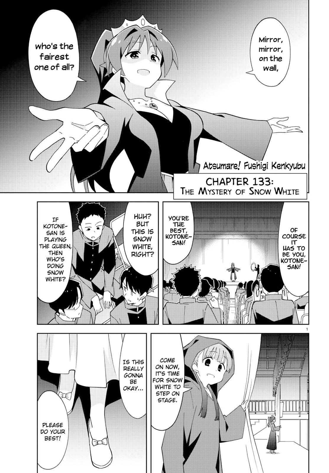Atsumare! Fushigi Kenkyuubu Chap 133 - Next Chap 134