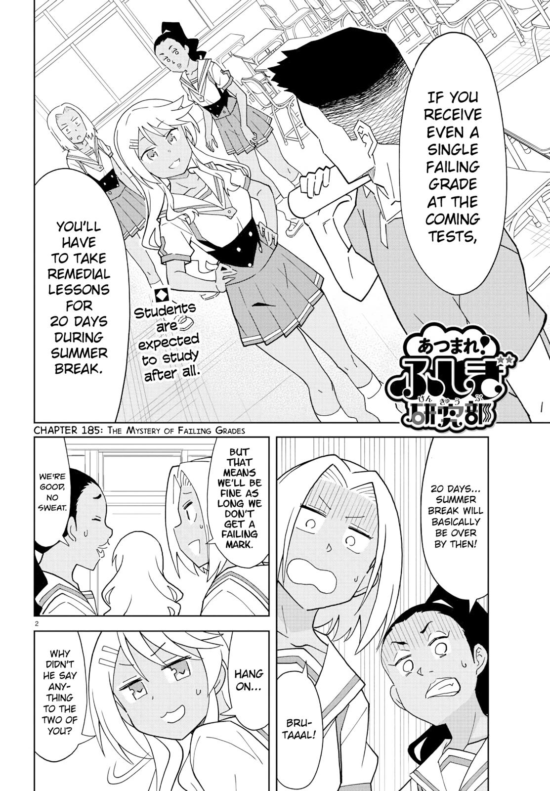 Atsumare! Fushigi Kenkyuubu Chap 185 - Next Chap 186