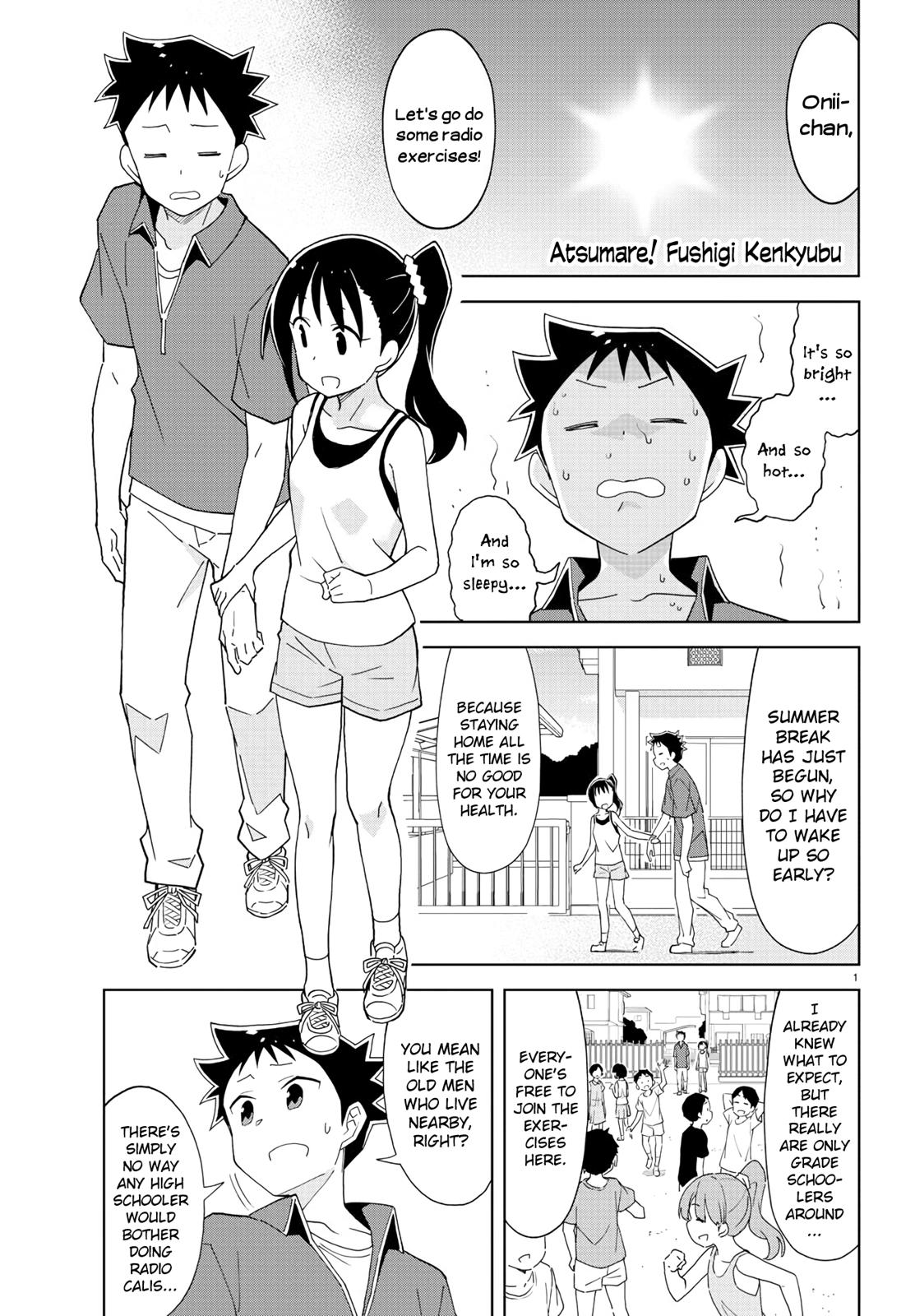 Atsumare! Fushigi Kenkyuubu Chap 186 - Next Chap 187