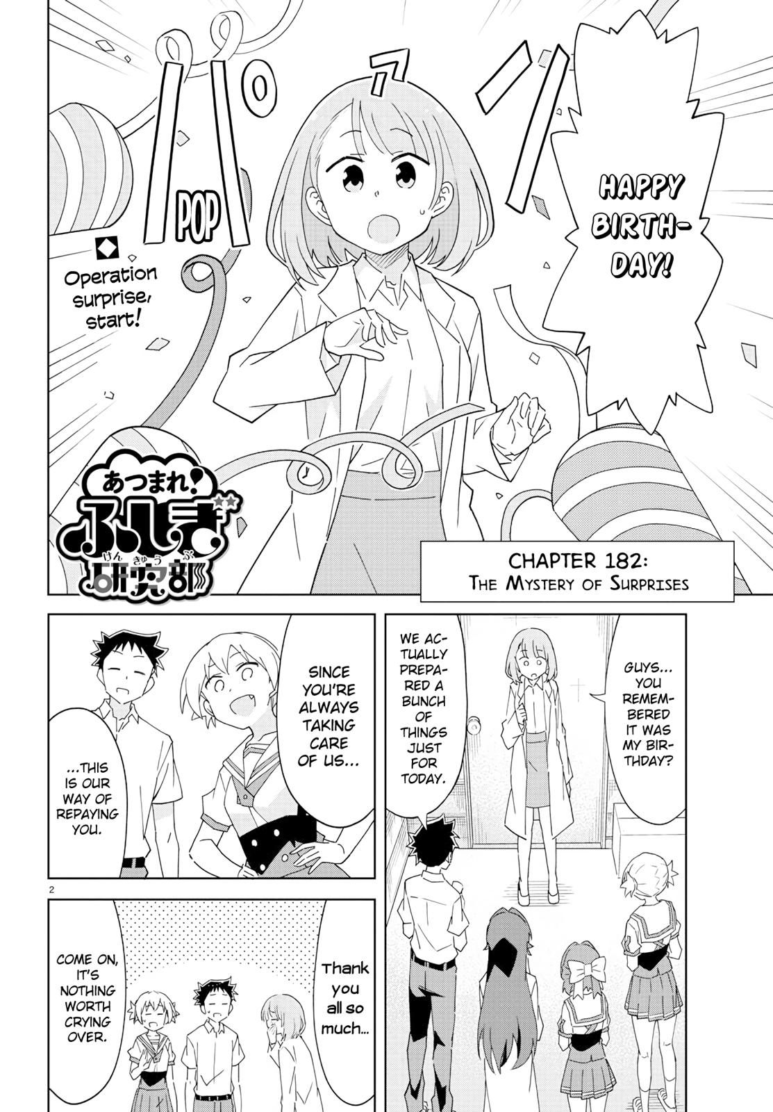 Atsumare! Fushigi Kenkyuubu Chap 182 - Next Chap 183