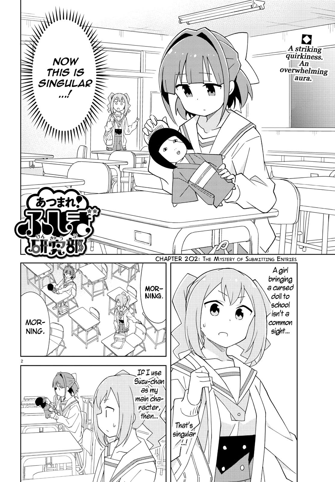 Atsumare! Fushigi Kenkyuubu Chap 202 - Next Chap 203