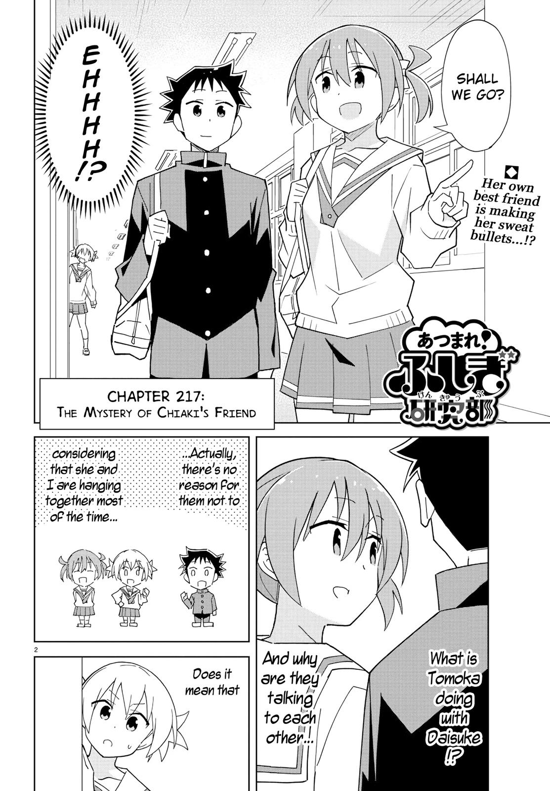 Atsumare! Fushigi Kenkyuubu Chap 217 - Next Chap 218