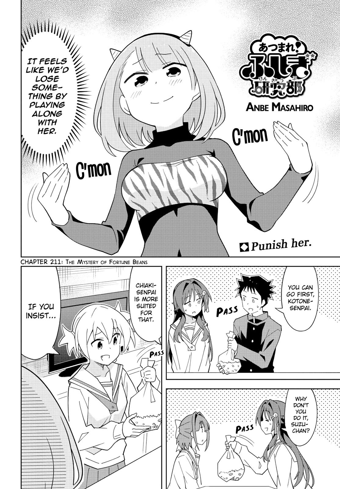 Atsumare! Fushigi Kenkyuubu Chap 211 - Next Chap 212