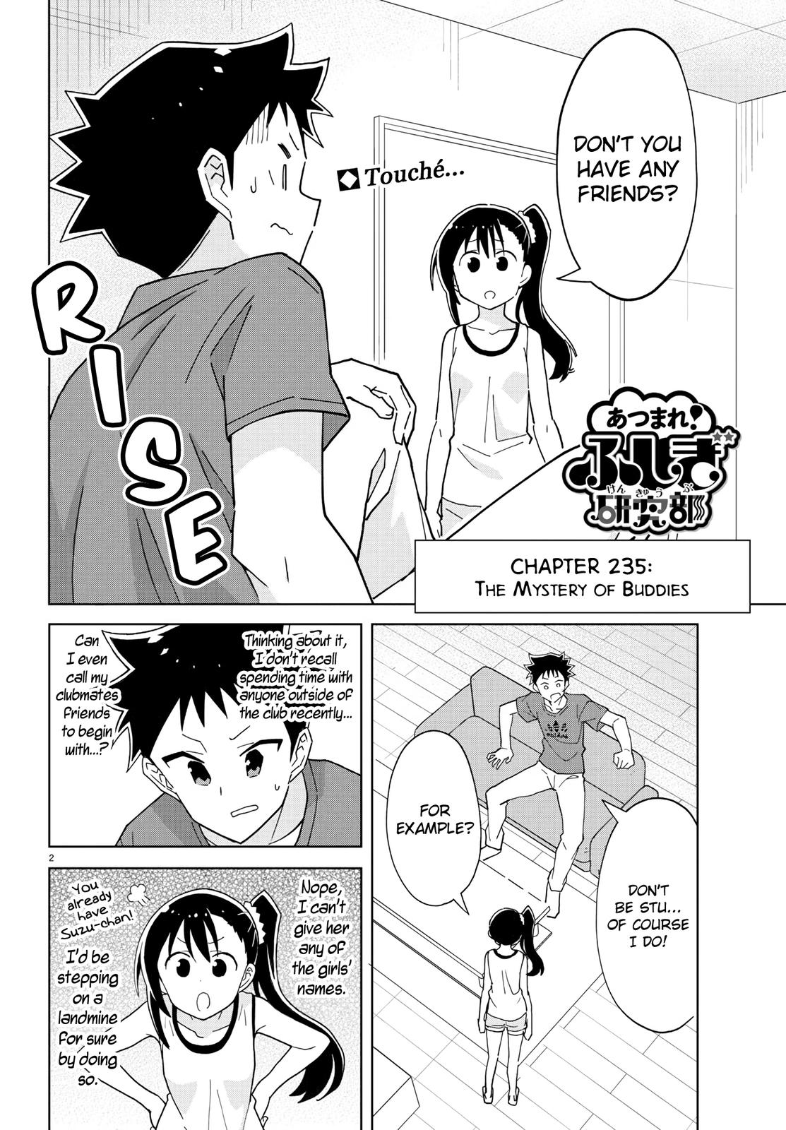 Atsumare! Fushigi Kenkyuubu Chap 235 - Next Chap 236