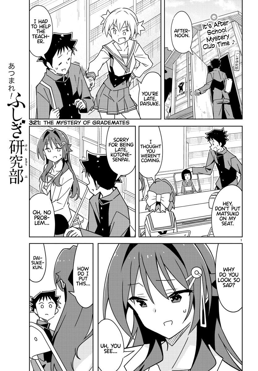 Atsumare! Fushigi Kenkyuubu Chap 321 - Next Chap 322