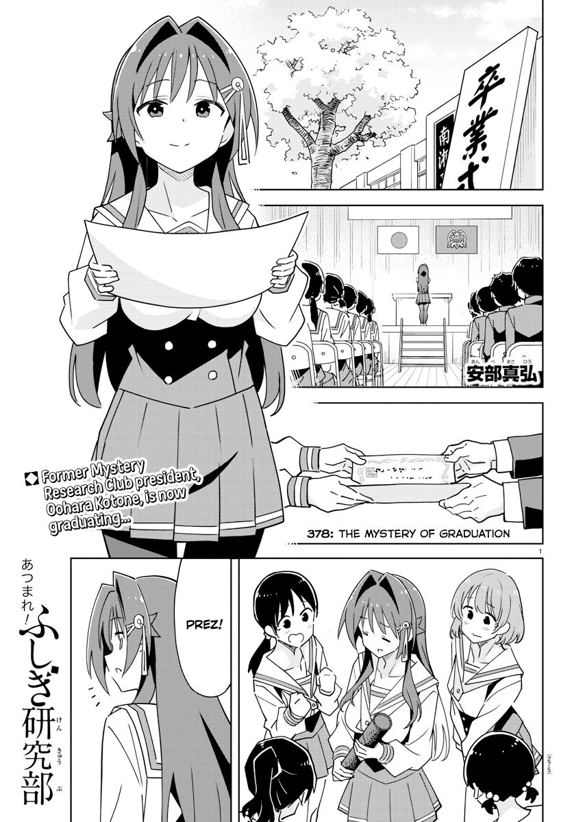 Atsumare! Fushigi Kenkyuubu Chap 378 - Next Chap 379