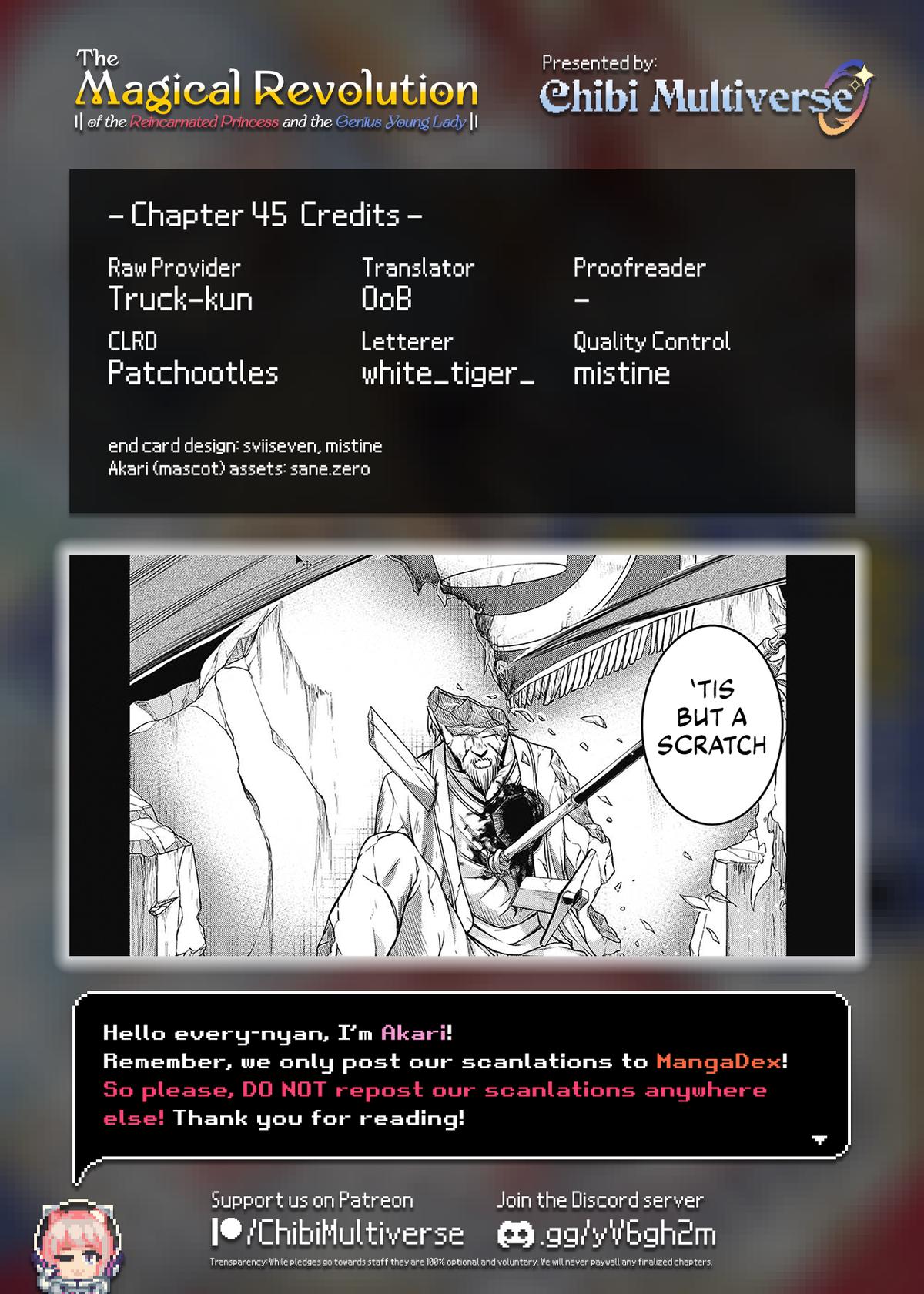Tensei Oujo to Tensai Reijou no Mahou Kakumei Chap 45 - Next Chap 46