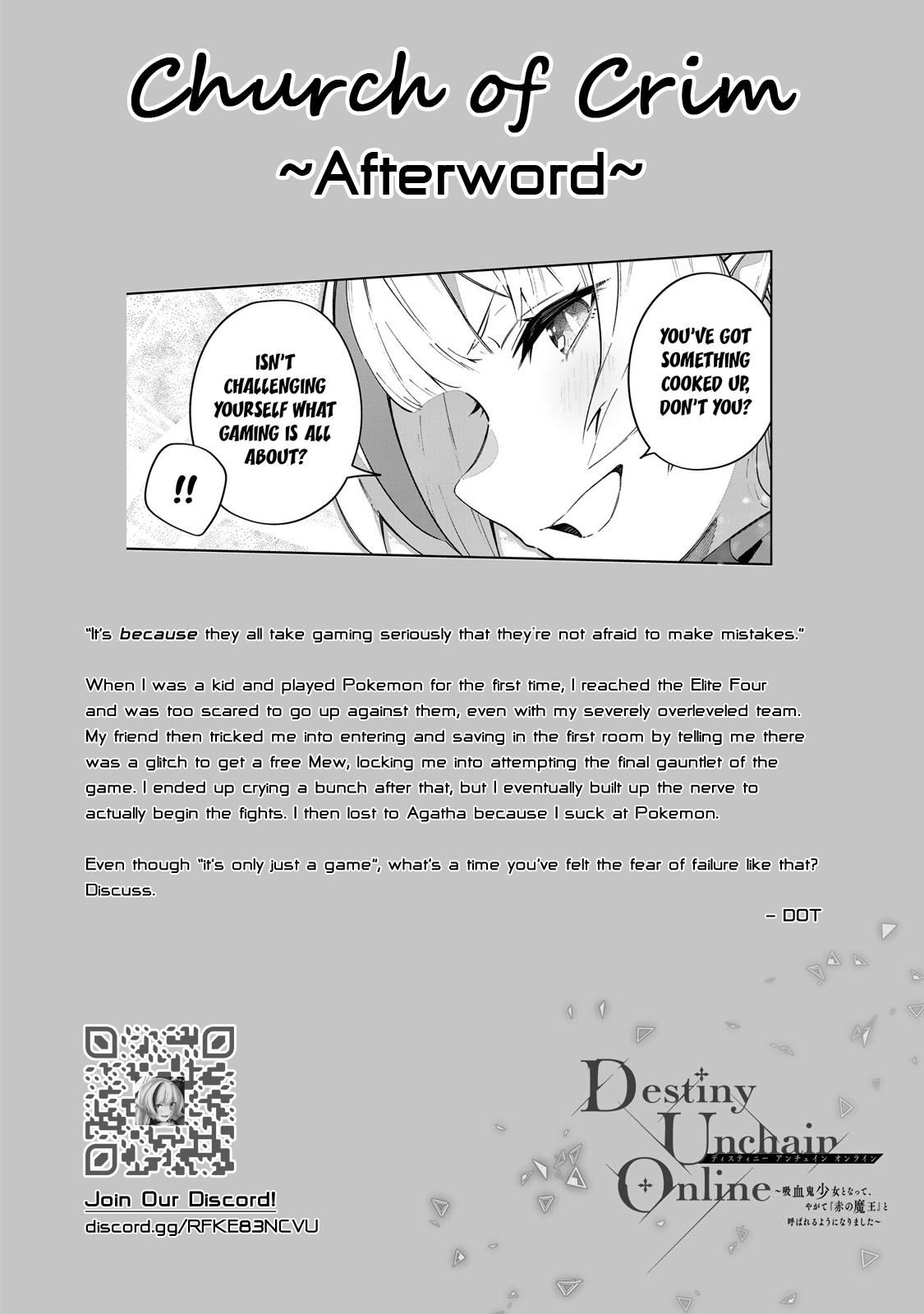 Destiny Unchain Online: Kyuuketsuki Shoujo to Natte, Yagate Chap 47 - Next Chap 48