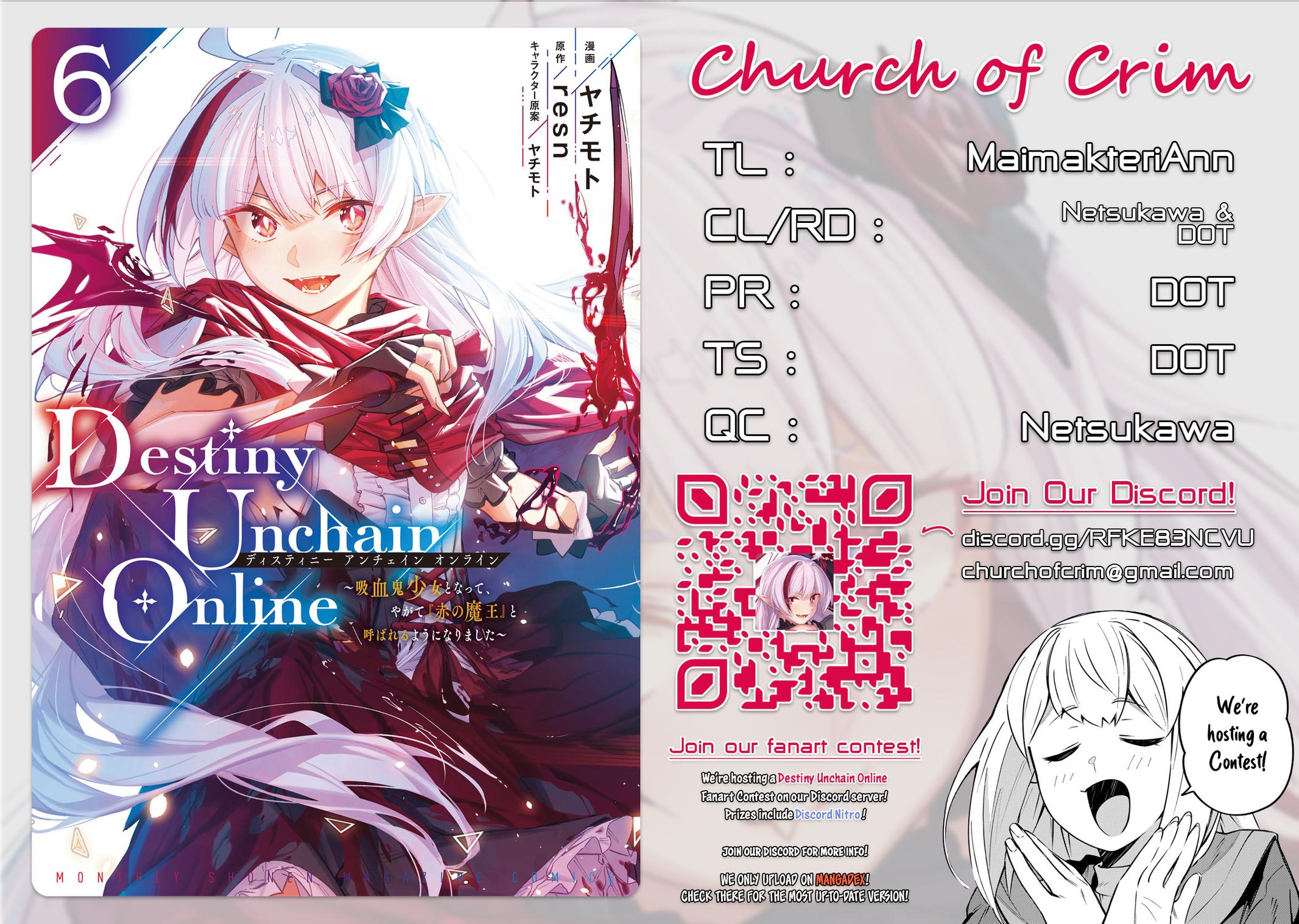 Destiny Unchain Online: Kyuuketsuki Shoujo to Natte, Yagate Chap 43 - Next Chap 44
