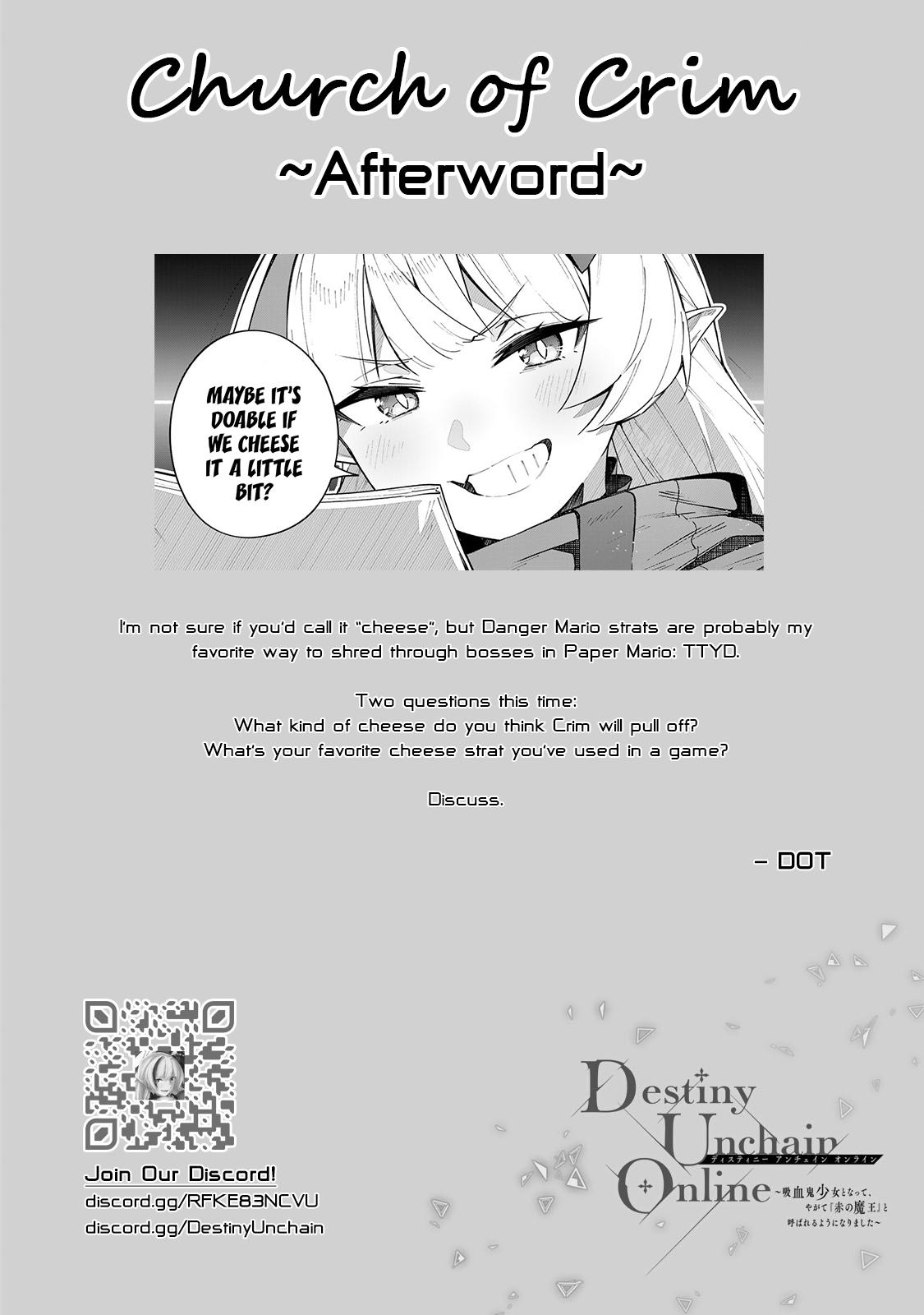Destiny Unchain Online: Kyuuketsuki Shoujo to Natte, Yagate Chap 56 - Next Chap 57